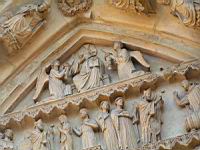 Reims - Cathedrale - Porche nord, Portail des Saints (10)